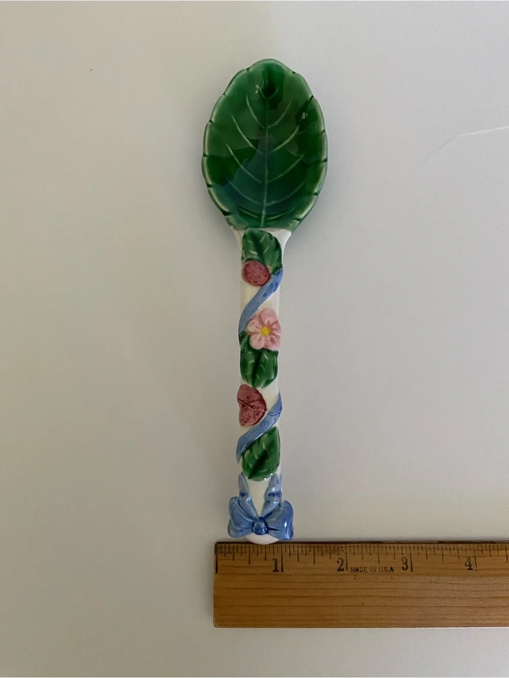 Vintage Porcelain Spoon Ribbon and Bowl by Haldon Group